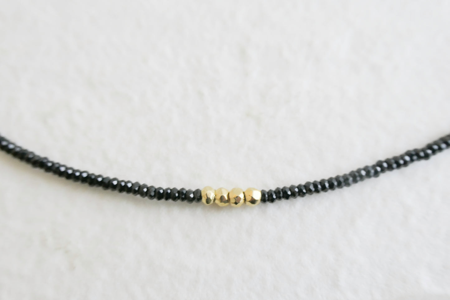 Spinel Natural Gemstone Beaded Necklace 16 inches with one inch extender