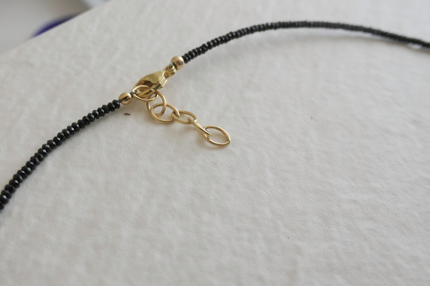 Spinel Natural Gemstone Beaded Necklace 16 inches with one inch extender