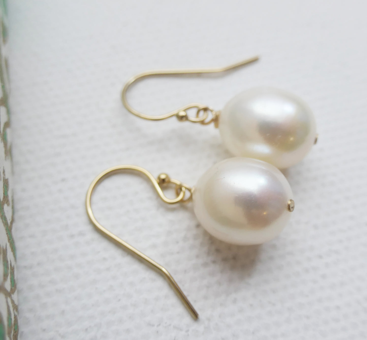 Cultured Pearl 14kt Gold Filled Drop Earrings